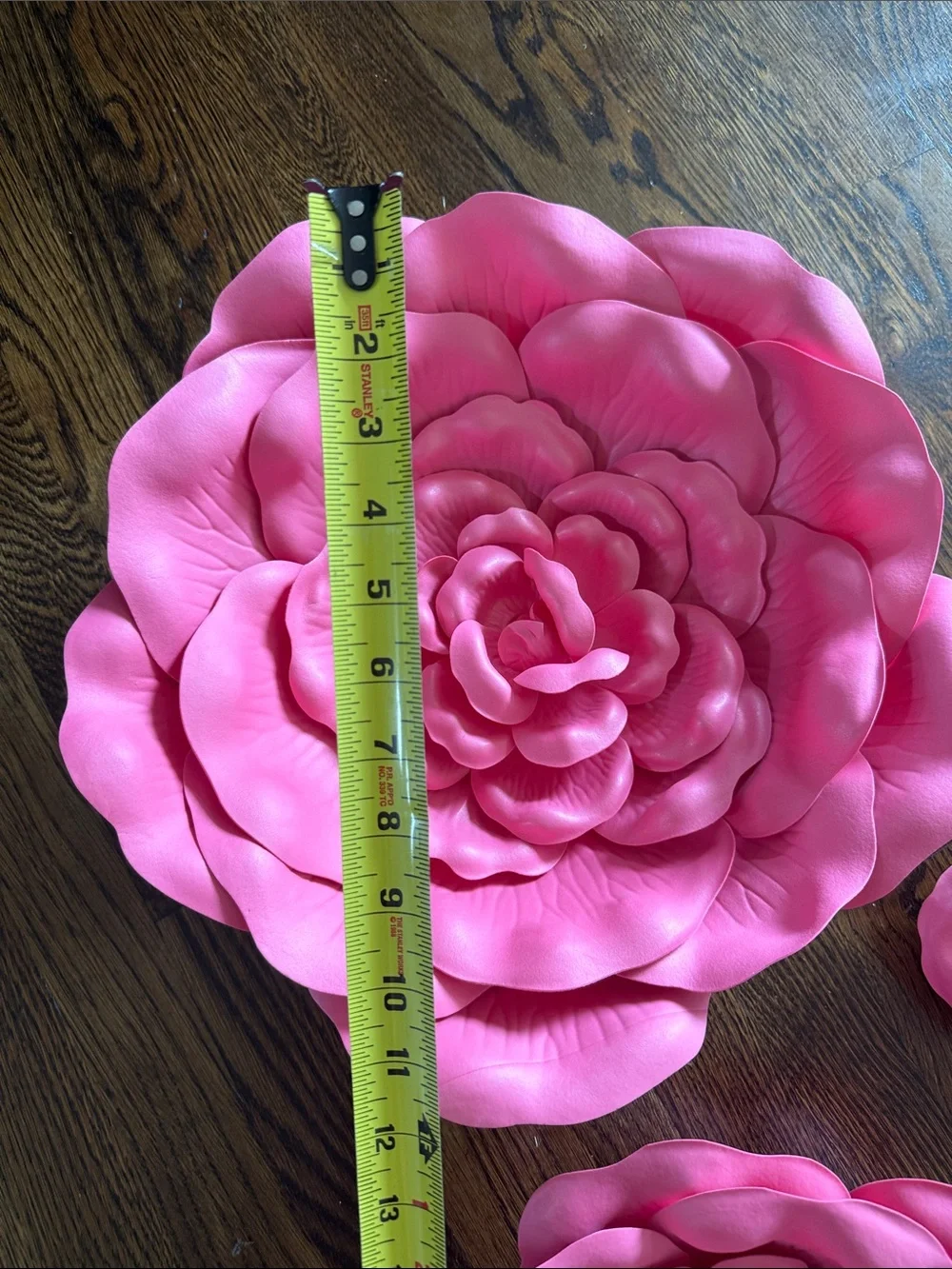 Stanley Pink Faux Floral Wall Flower Trio